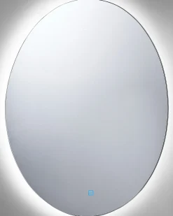 Lustro łazienkowe LED MAZILLE 60 cm 80 cm Srebrny