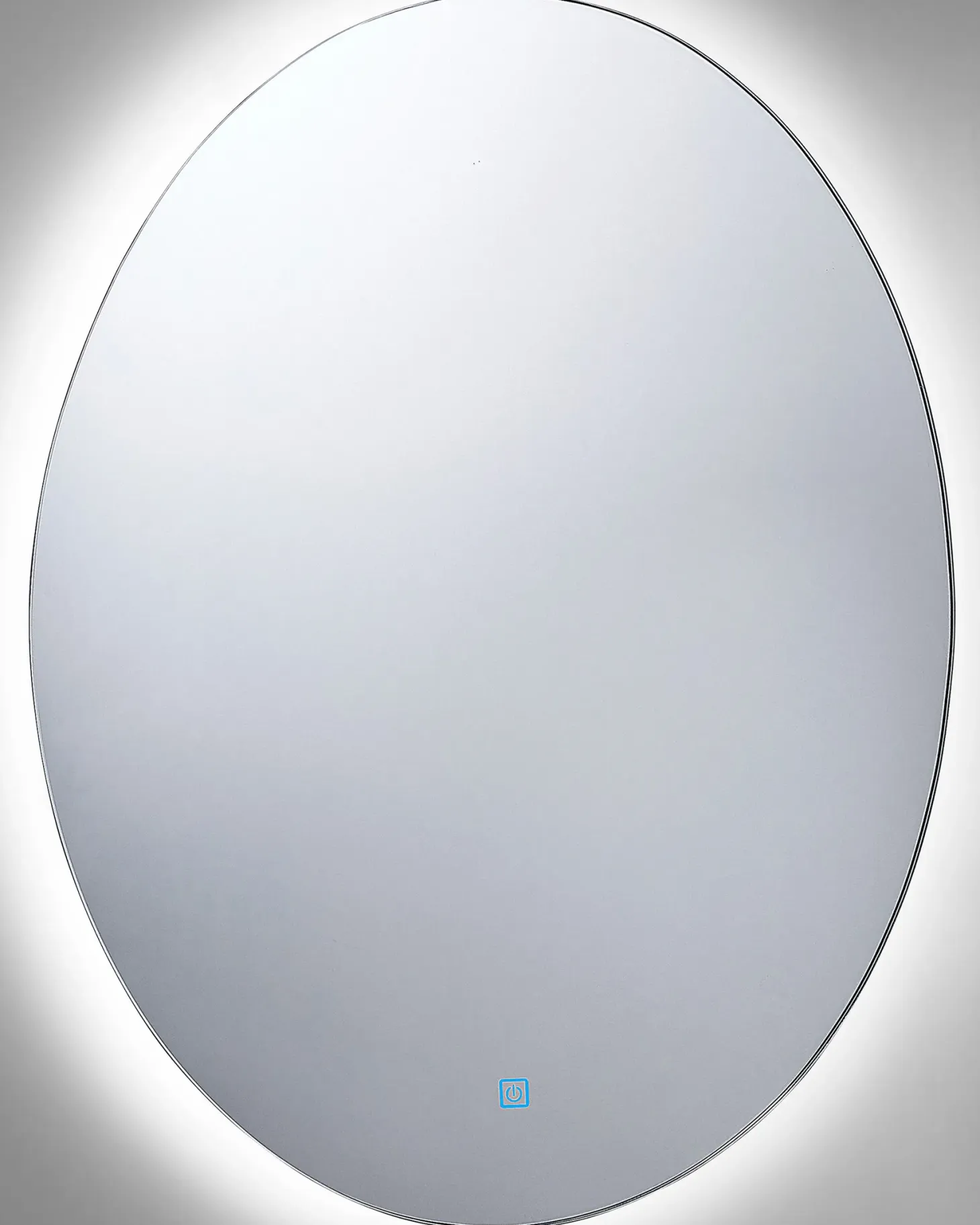 Lustro łazienkowe LED MAZILLE 60 cm 80 cm Srebrny