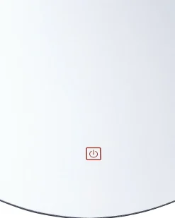 Lustro łazienkowe LED MAZILLE 60 cm 80 cm Srebrny