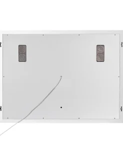 Lustro łazienkowe LED MONTARON 80 cm 60 cm Srebrny