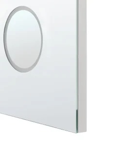 Lustro łazienkowe LED MONTARON 80 cm 60 cm Srebrny