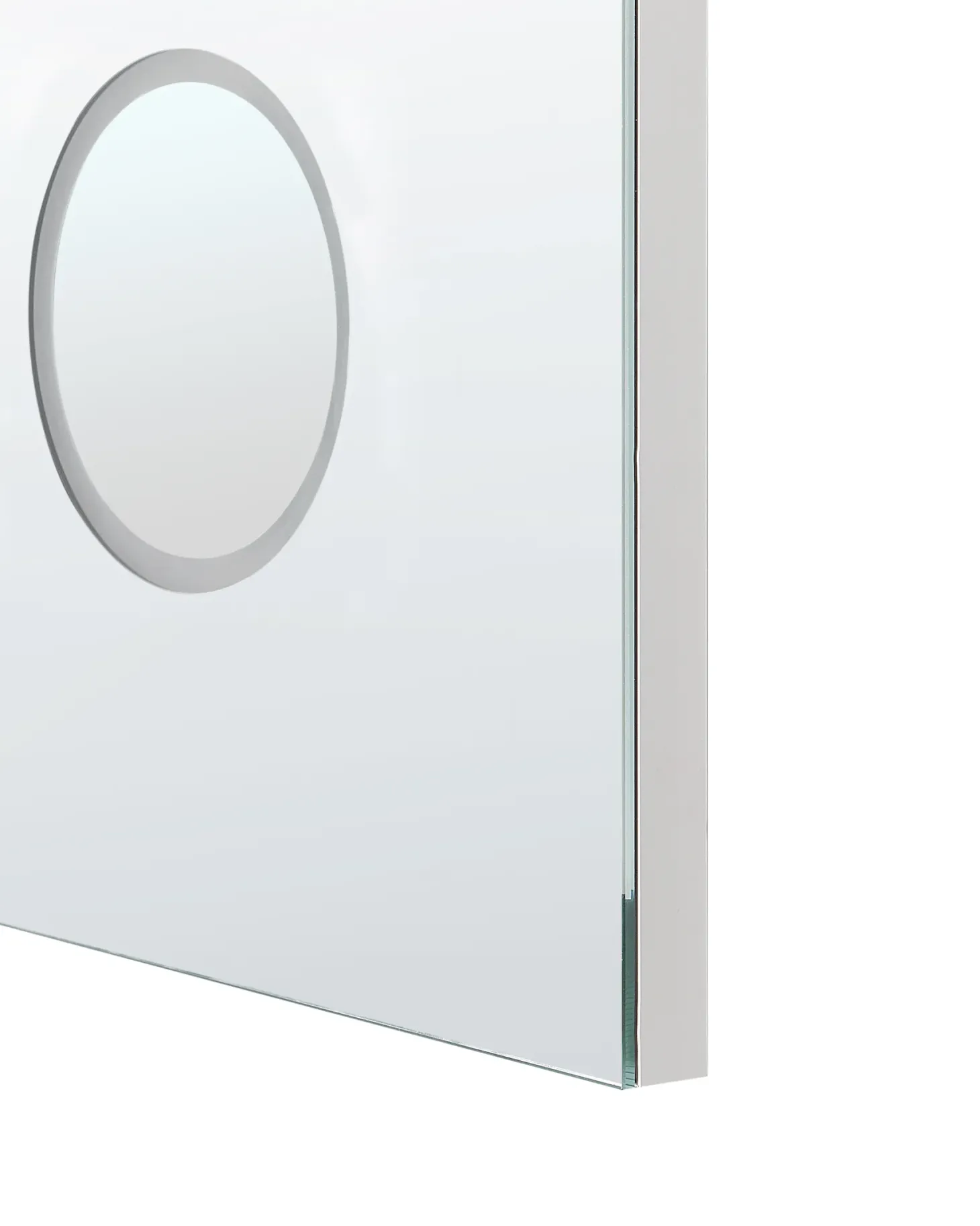 Lustro łazienkowe LED MONTARON 80 cm 60 cm Srebrny