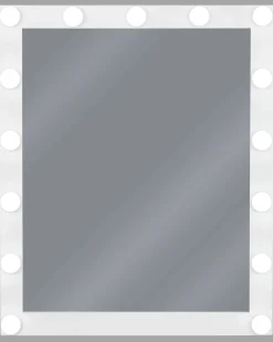 Lustro łazienkowe LED ODENAS 50 cm 60 cm Biały