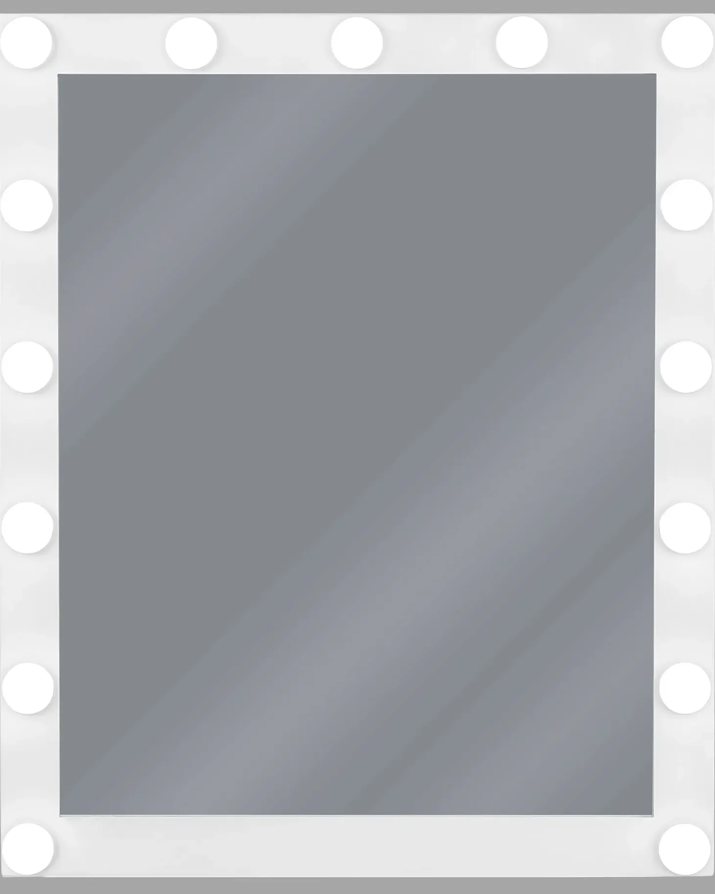 Lustro łazienkowe LED ODENAS 50 cm 60 cm Biały