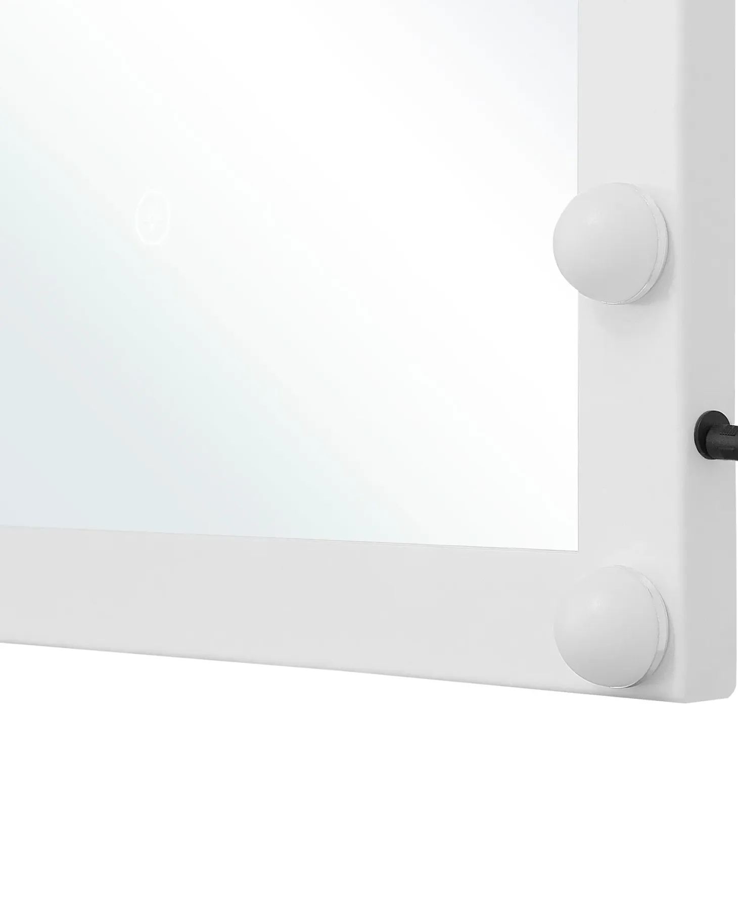 Lustro łazienkowe LED ODENAS 50 cm 60 cm Biały