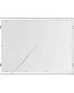 Lustro łazienkowe LED PRENOIS 80 cm 60 cm Srebrny
