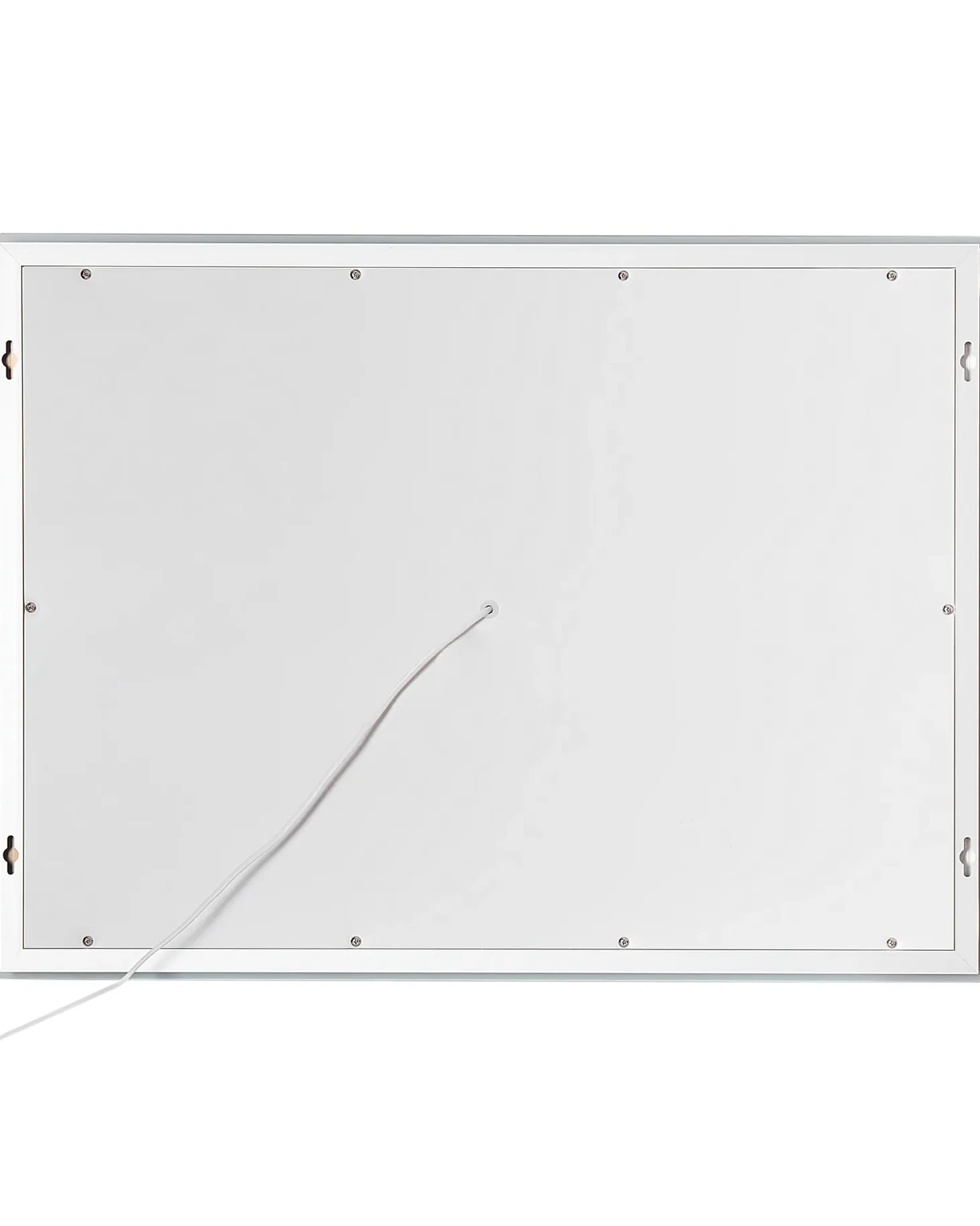 Lustro łazienkowe LED PRENOIS 80 cm 60 cm Srebrny