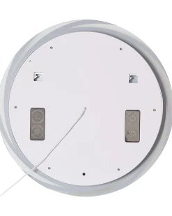Lustro łazienkowe LED TANAY 60 cm 60 cm Wbudowany głośnik Bluetooth Srebrny