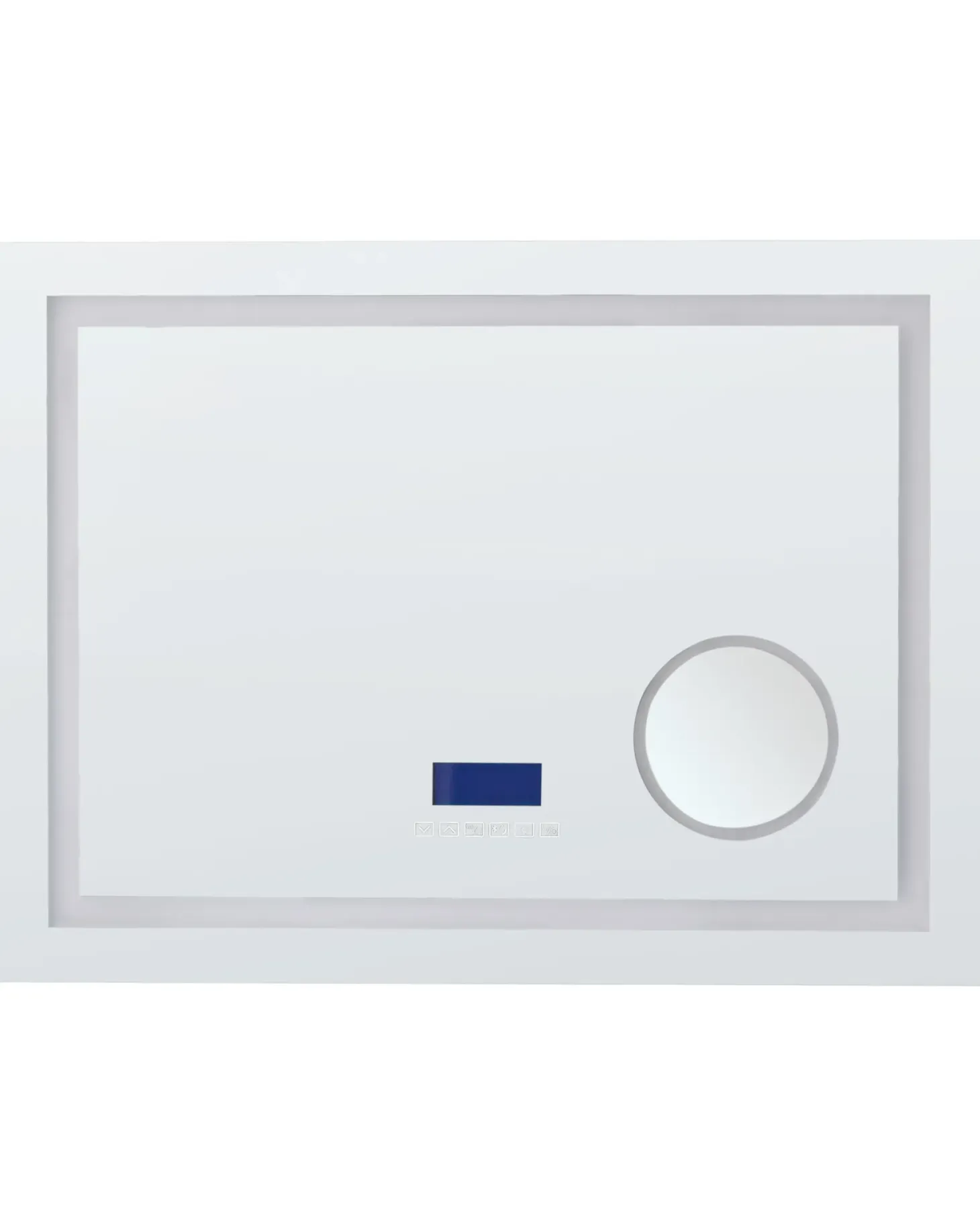 Lustro łazienkowe LED THAIX 80 cm 60 cm Srebrny