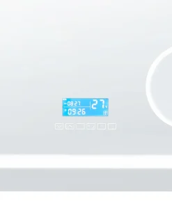Lustro łazienkowe LED THAIX 80 cm 60 cm Srebrny