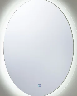 Lustro łazienkowe LED VIRIAT 60 cm 80 cm Srebrny