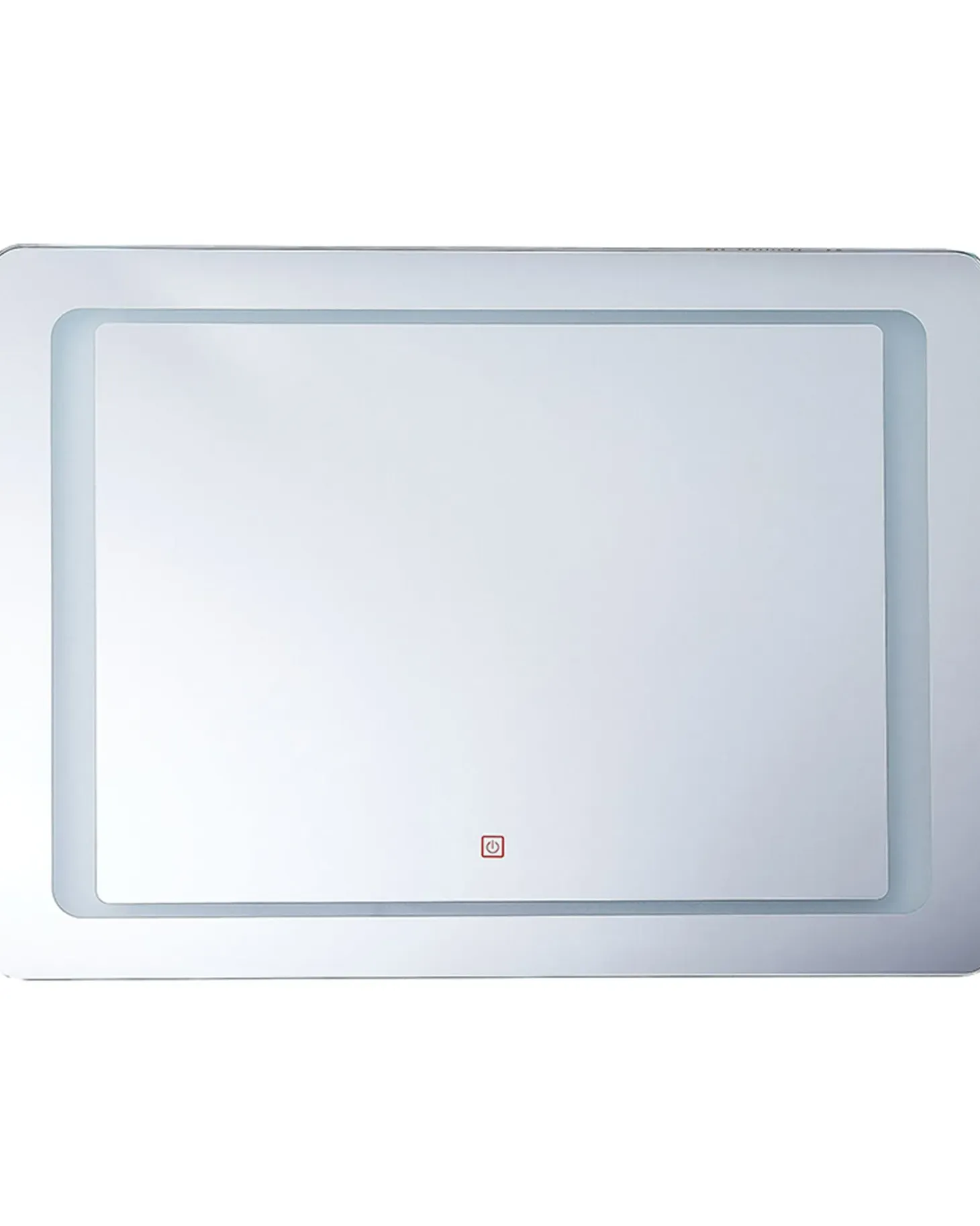 Lustro łazienkowe LED WASSY 80 cm 60 cm Srebrny