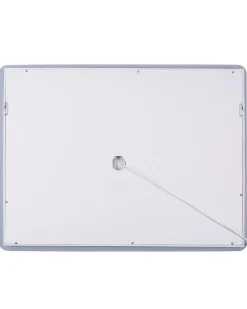 Lustro łazienkowe LED WASSY 80 cm 60 cm Srebrny