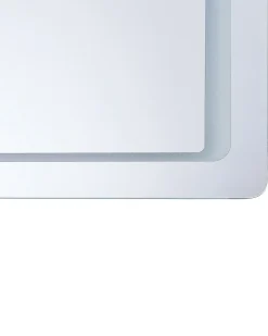 Lustro łazienkowe LED WASSY 80 cm 60 cm Srebrny
