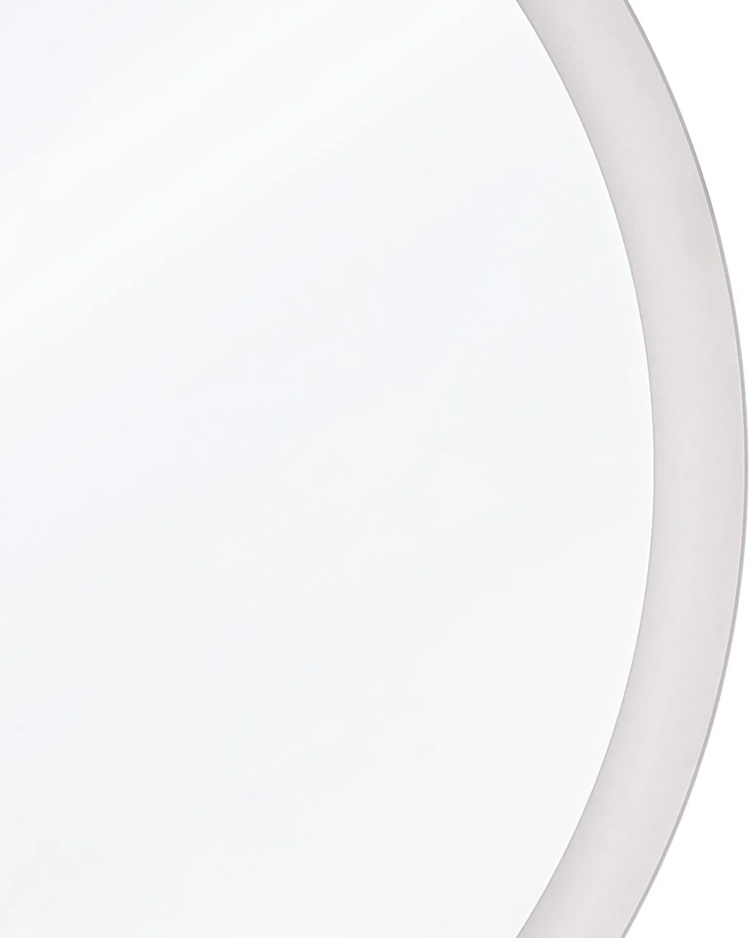 Lustro łazienkowe LED YSER 58 cm 58 cm Srebrny