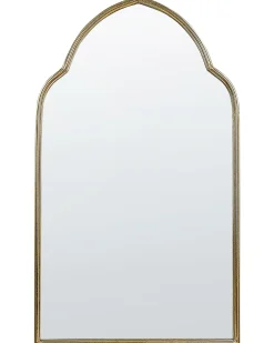 Lustro ścienne ACONCHI 58 cm 100 cm Metal Złoty