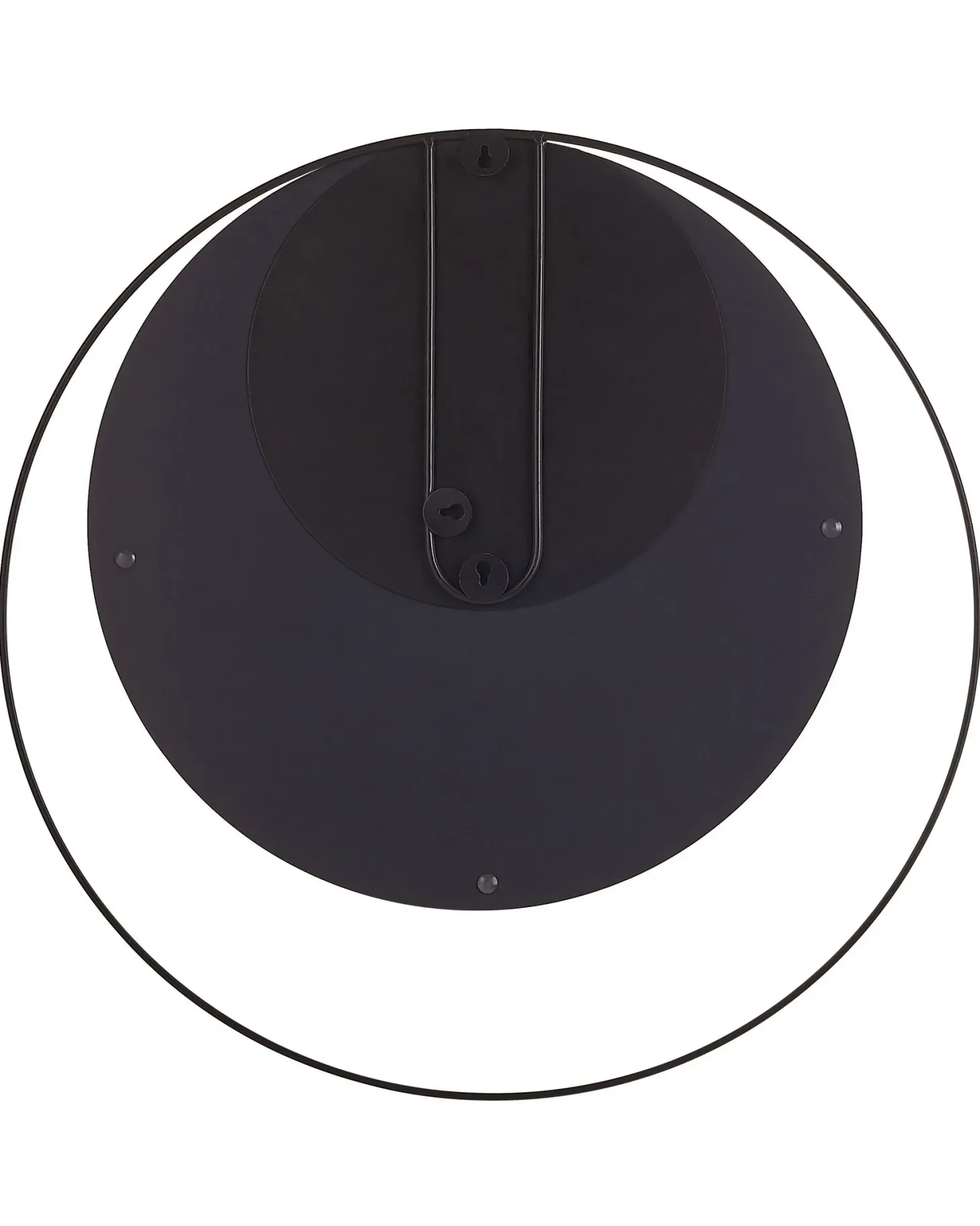 Lustro ścienne AGDE 50 cm 50 cm Metal Czarny
