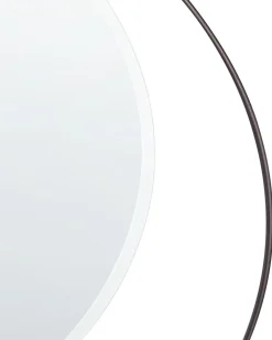 Lustro ścienne AGDE 50 cm 50 cm Metal Czarny