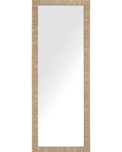 Lustro ścienne AJACCIO 50 cm 130 cm Mosiężny