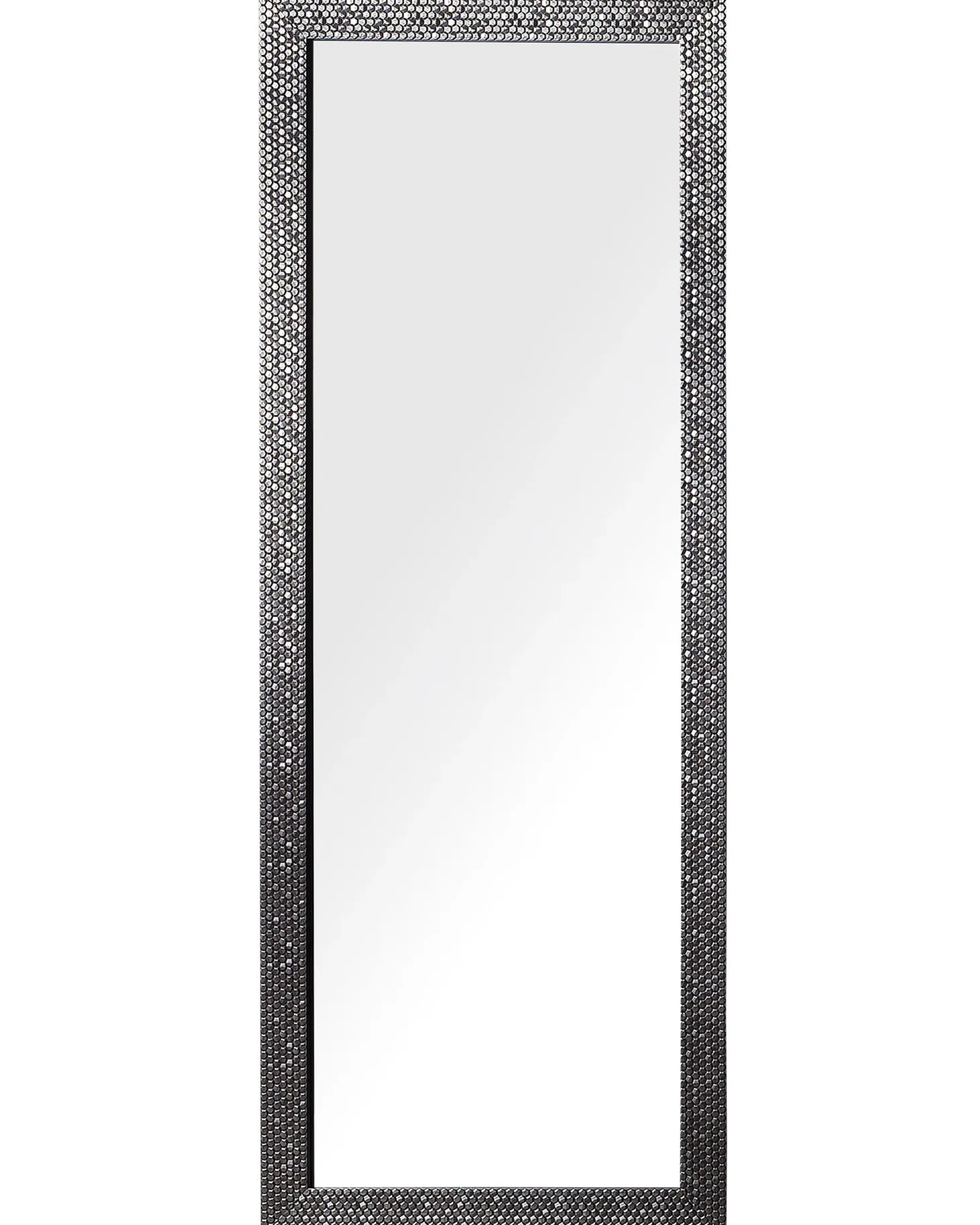 Lustro ścienne AJACCIO 50 cm 130 cm Srebrny
