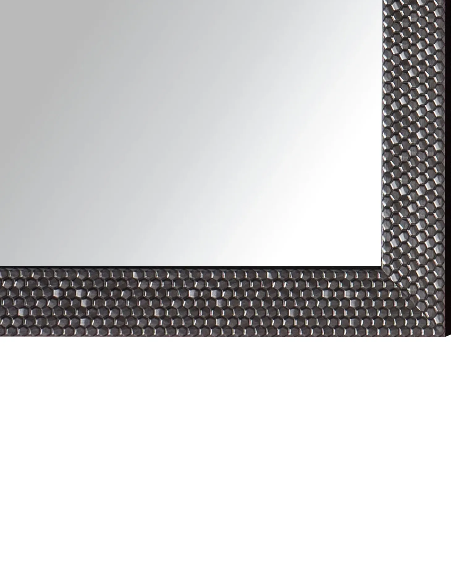 Lustro ścienne AJACCIO 50 cm 130 cm Srebrny