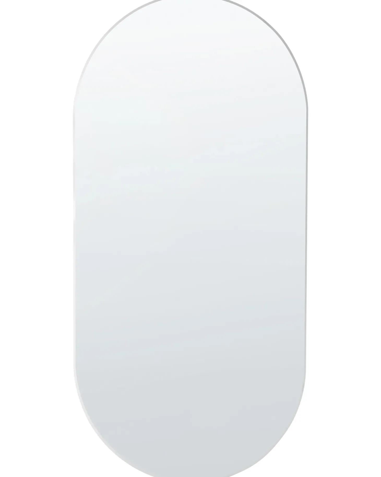 Lustro ścienne ALFORTVILLE 40 cm 80 cm Srebrny