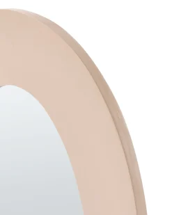 Lustro ścienne ALVENA 60 cm 80 cm Beżowy