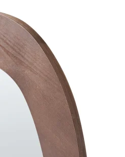 Lustro ścienne ALVENA 60 cm 80 cm Ciemnobrązowy
