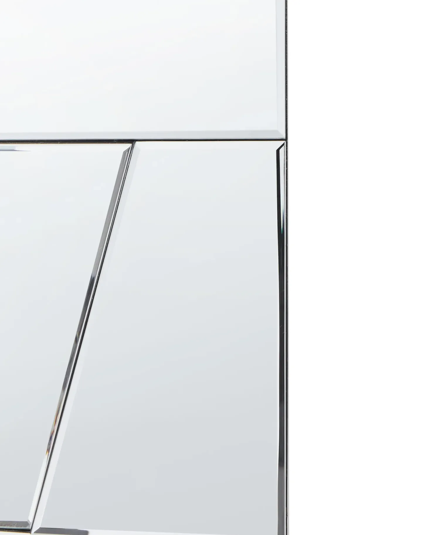 Lustro ścienne ANCEMONT 80 cm 80 cm Srebrny