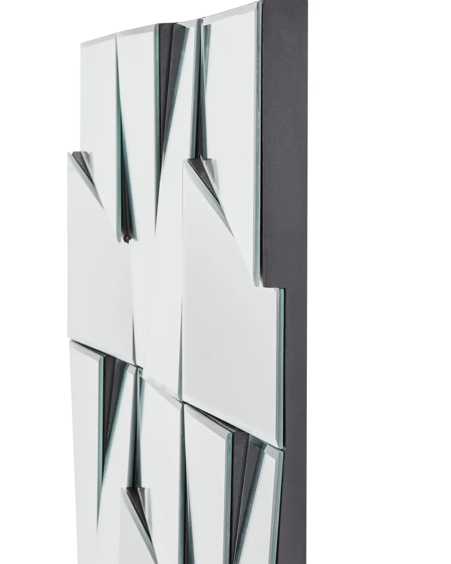 Lustro ścienne ANCEMONT 80 cm 80 cm Srebrny