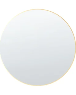 Lustro ścienne ANNEMASSE 80 cm 80 cm Metal Złoty