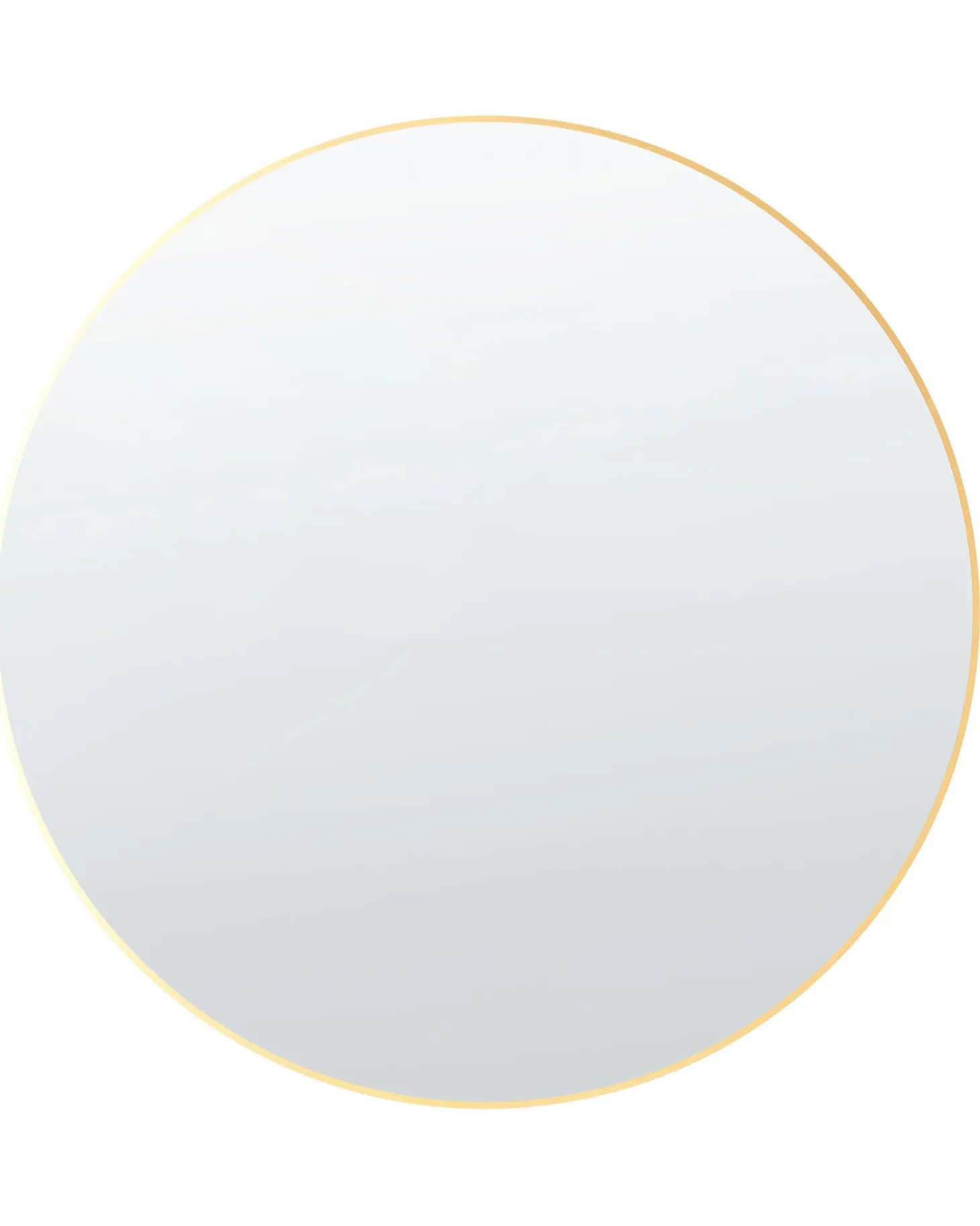 Lustro ścienne ANNEMASSE 80 cm 80 cm Metal Złoty