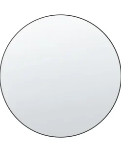 Lustro ścienne ANNEMASSE 80 cm 80 cm Metal Czarny