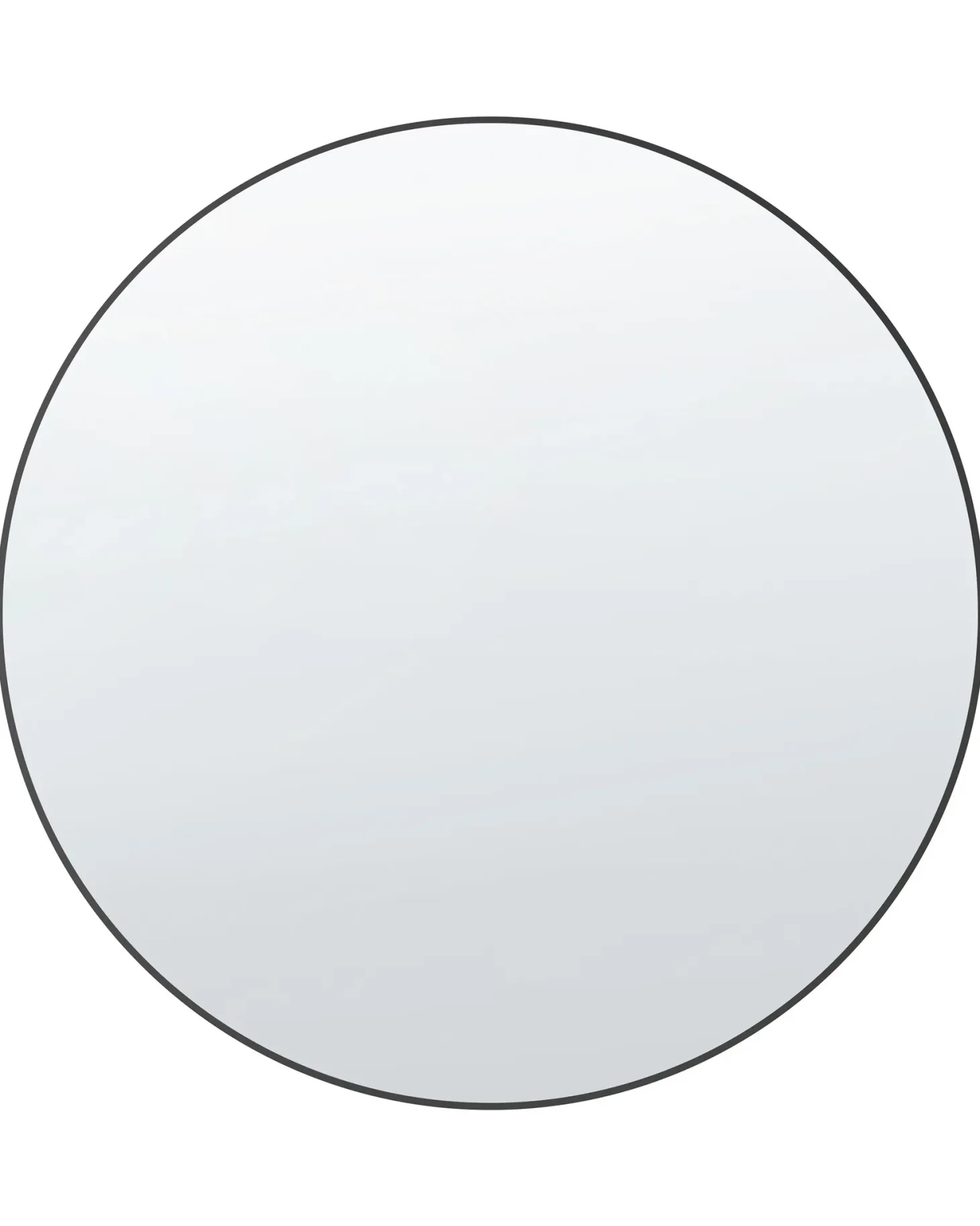 Lustro ścienne ANNEMASSE 80 cm 80 cm Metal Czarny