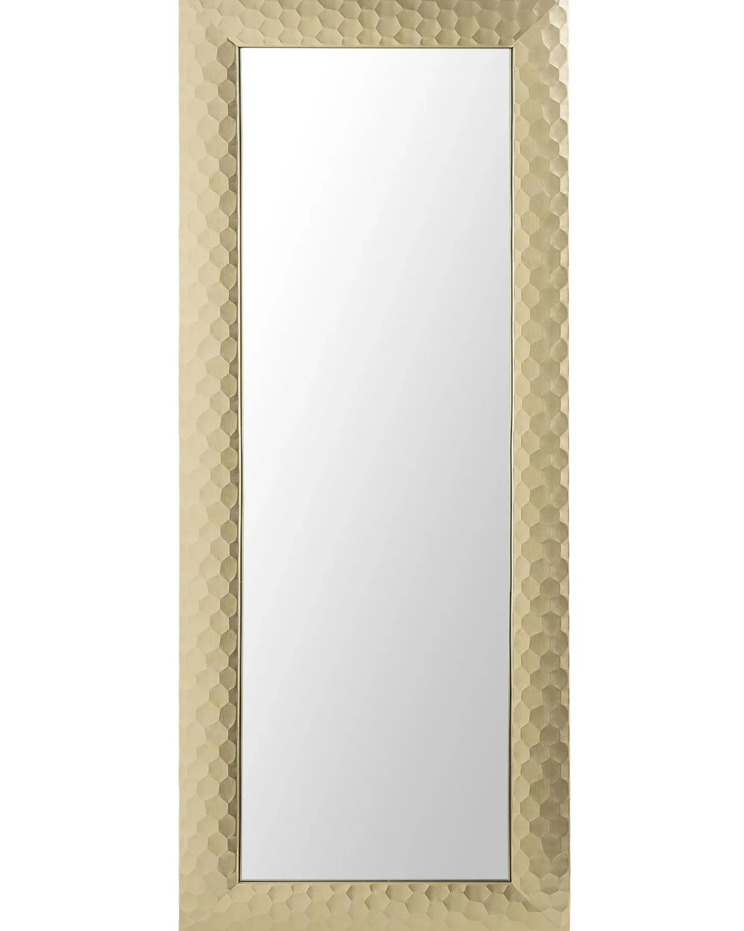 Lustro ścienne ANTIBES 50 cm 130 cm Złoty