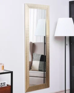 Lustro ścienne ANTIBES 50 cm 130 cm Złoty