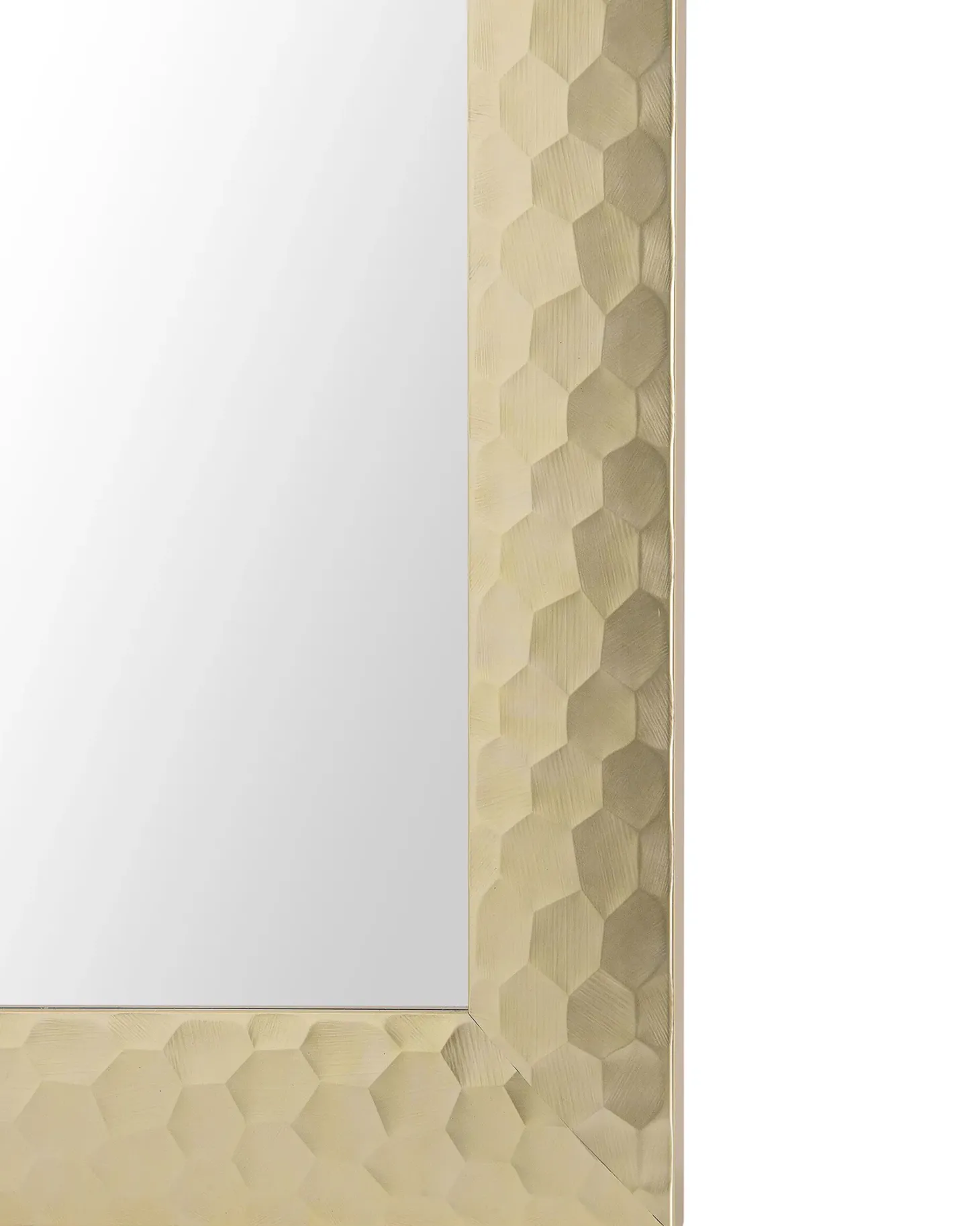 Lustro ścienne ANTIBES 50 cm 130 cm Złoty