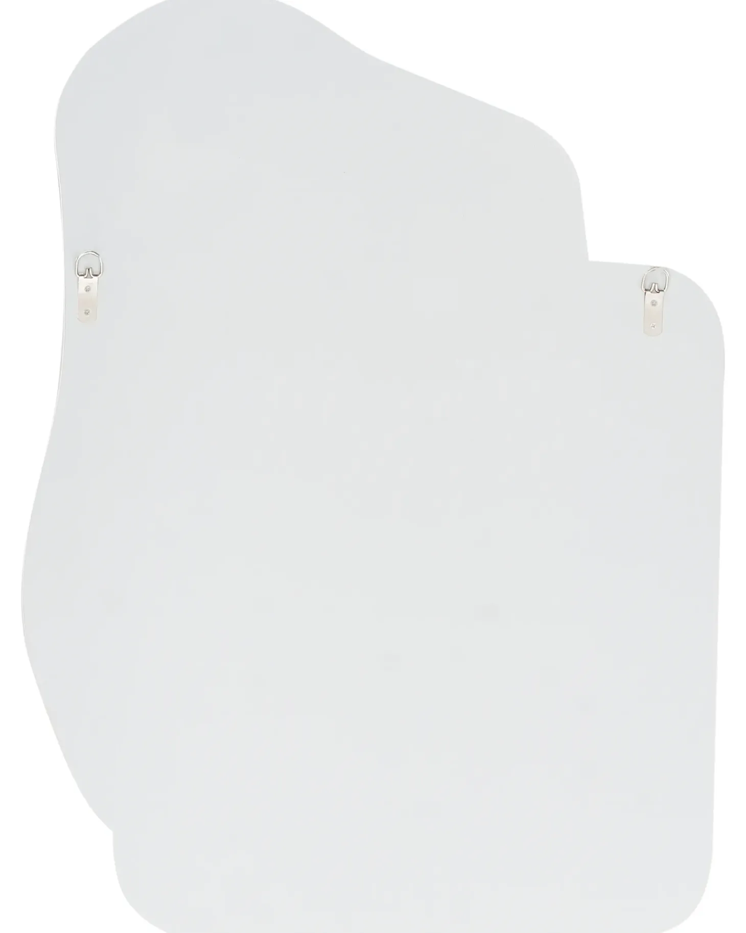 Lustro ścienne ARVERT 60 cm 80 cm Biały marmur