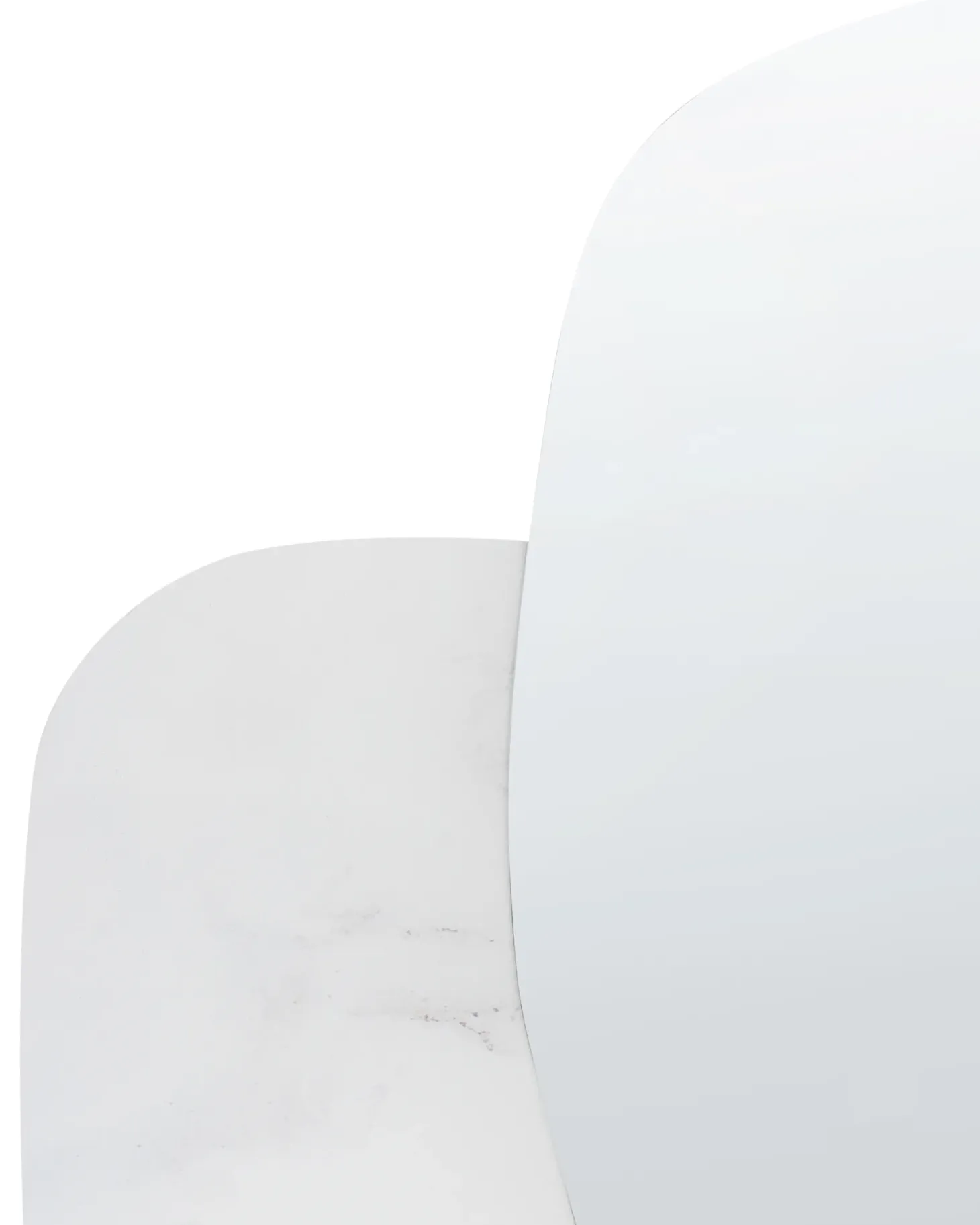 Lustro ścienne ARVERT 60 cm 80 cm Biały marmur