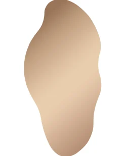 Lustro ścienne ASSIGNY 50 cm 92 cm Brązowy