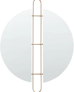 Lustro ścienne ATTIN 52 cm 65 cm Złoty