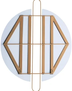 Lustro ścienne ATTIN 52 cm 65 cm Złoty