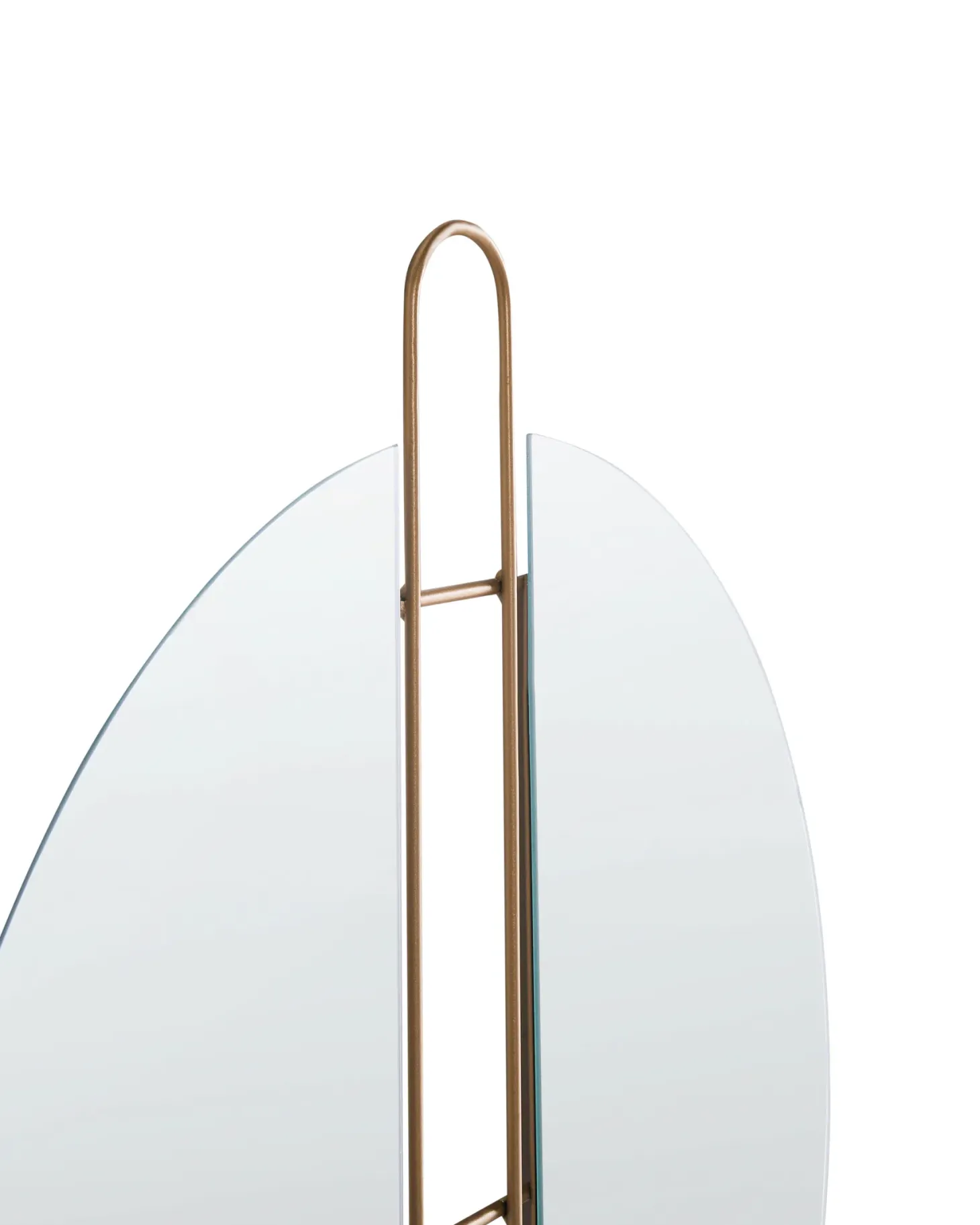 Lustro ścienne ATTIN 52 cm 65 cm Złoty