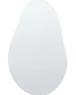 Lustro ścienne AUBAGNE 40 cm 65 cm Srebrny