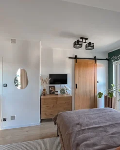 Lustro ścienne AUBAGNE 40 cm 65 cm Srebrny