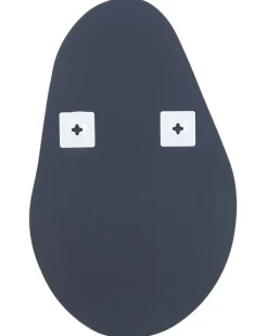 Lustro ścienne AUBAGNE 40 cm 65 cm Srebrny