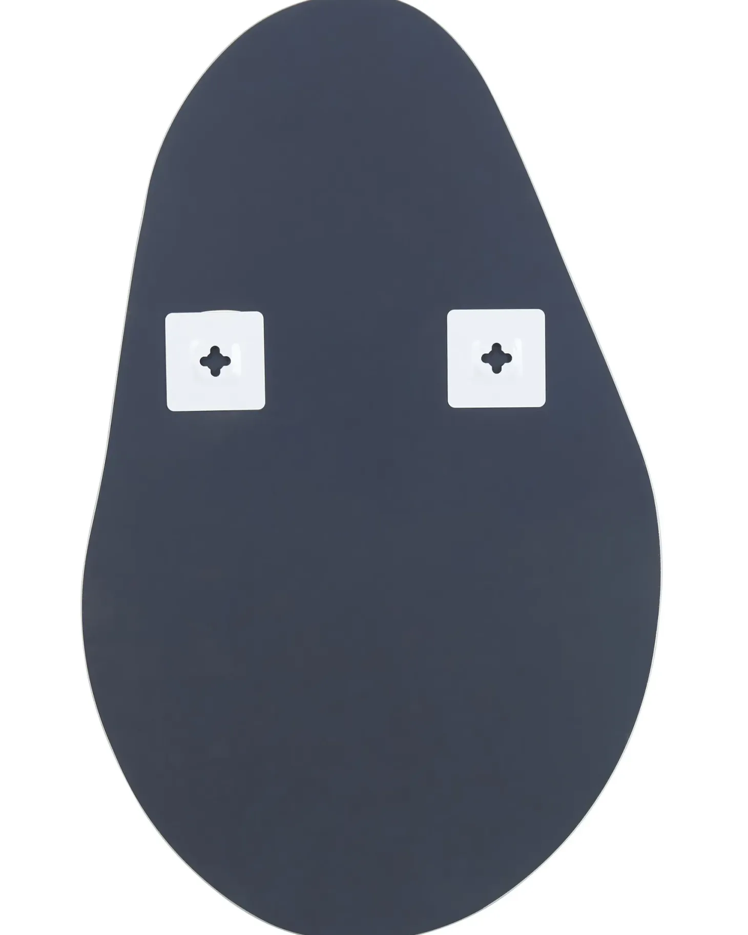 Lustro ścienne AUBAGNE 40 cm 65 cm Srebrny