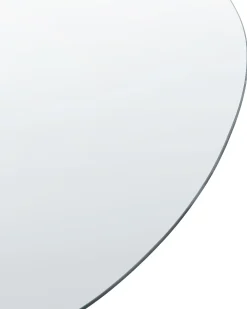 Lustro ścienne AUBAGNE 40 cm 65 cm Srebrny