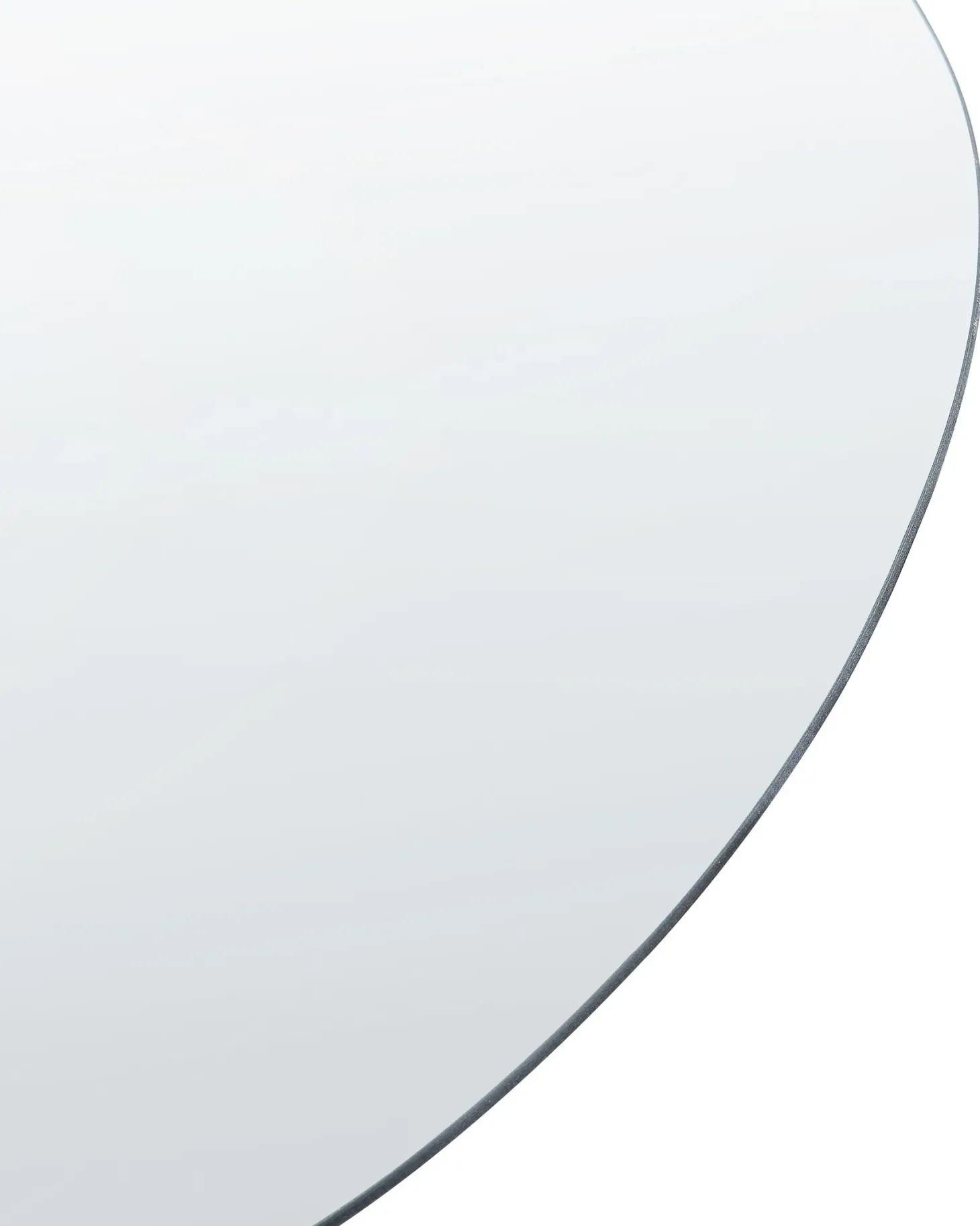 Lustro ścienne AUBAGNE 40 cm 65 cm Srebrny