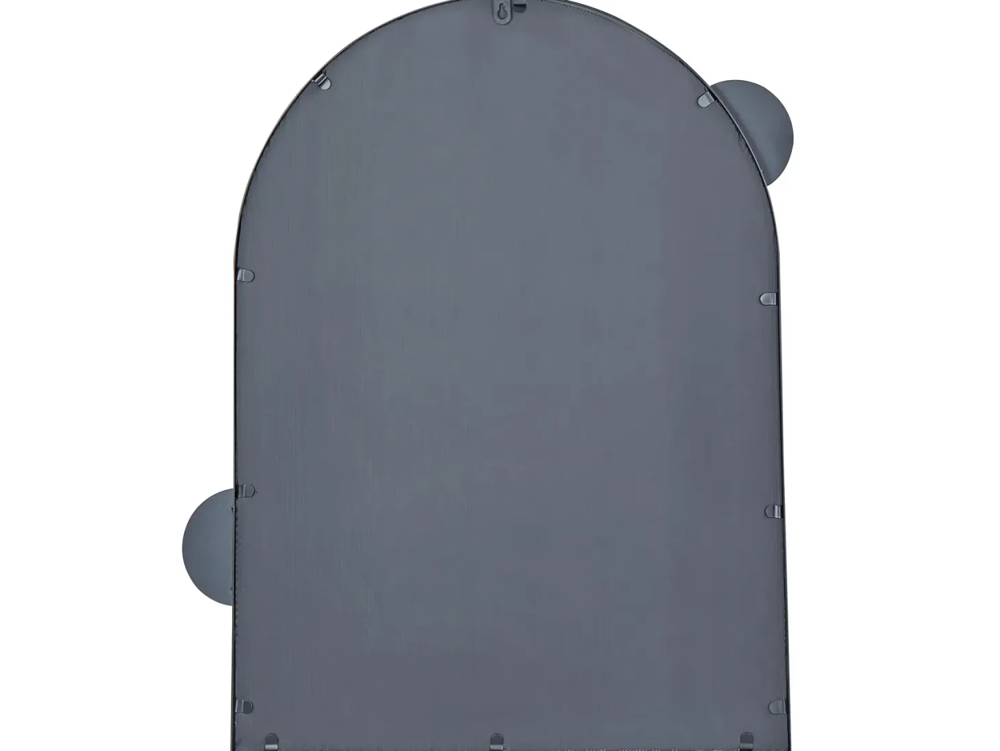Lustro ścienne AULON 69 cm 80 cm Metal Czarny